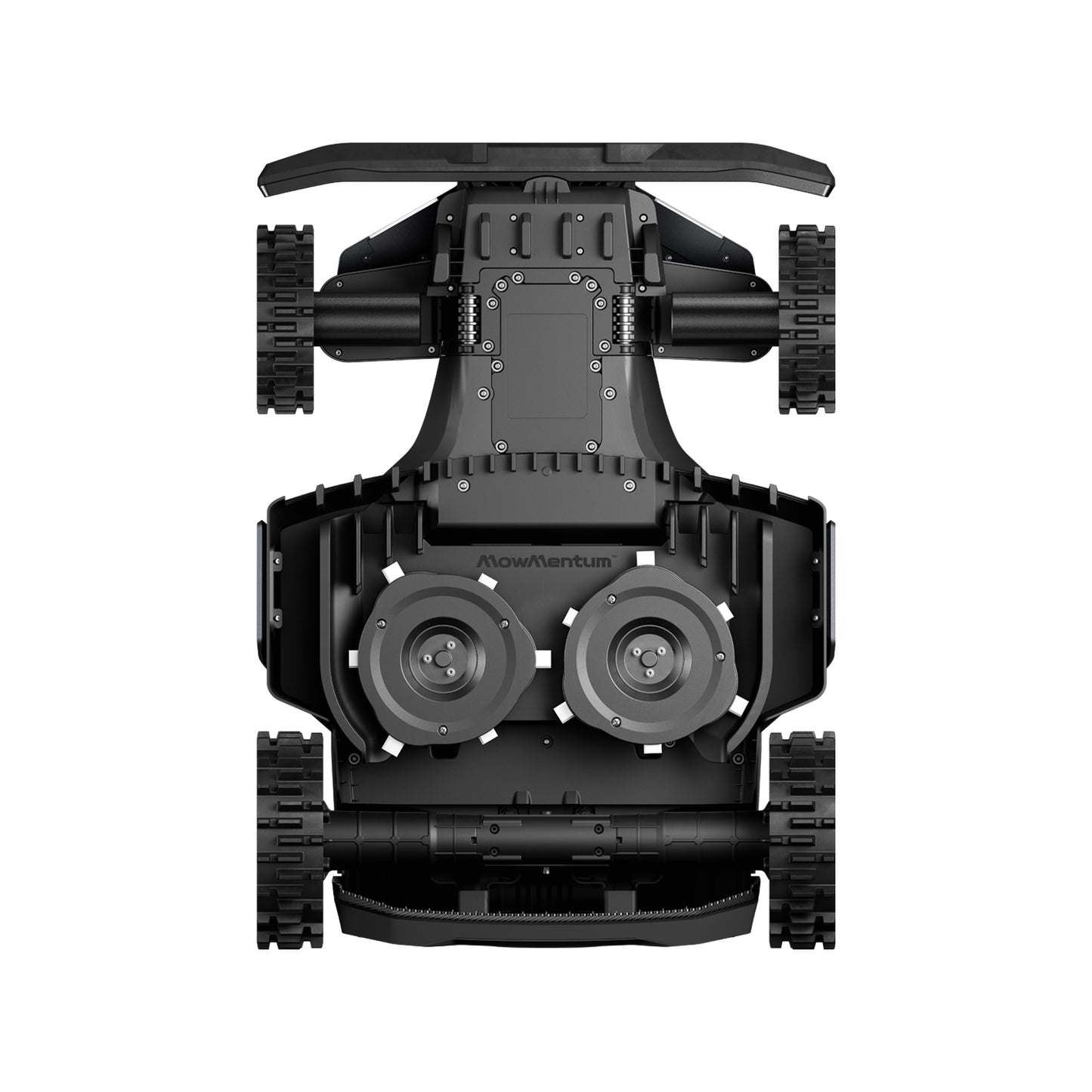 Segway Navimow X430E undersiden med klippeskiver
