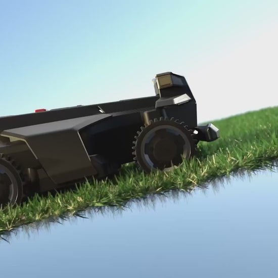Navimow X420E: firehjulsdrift med zero-turn
