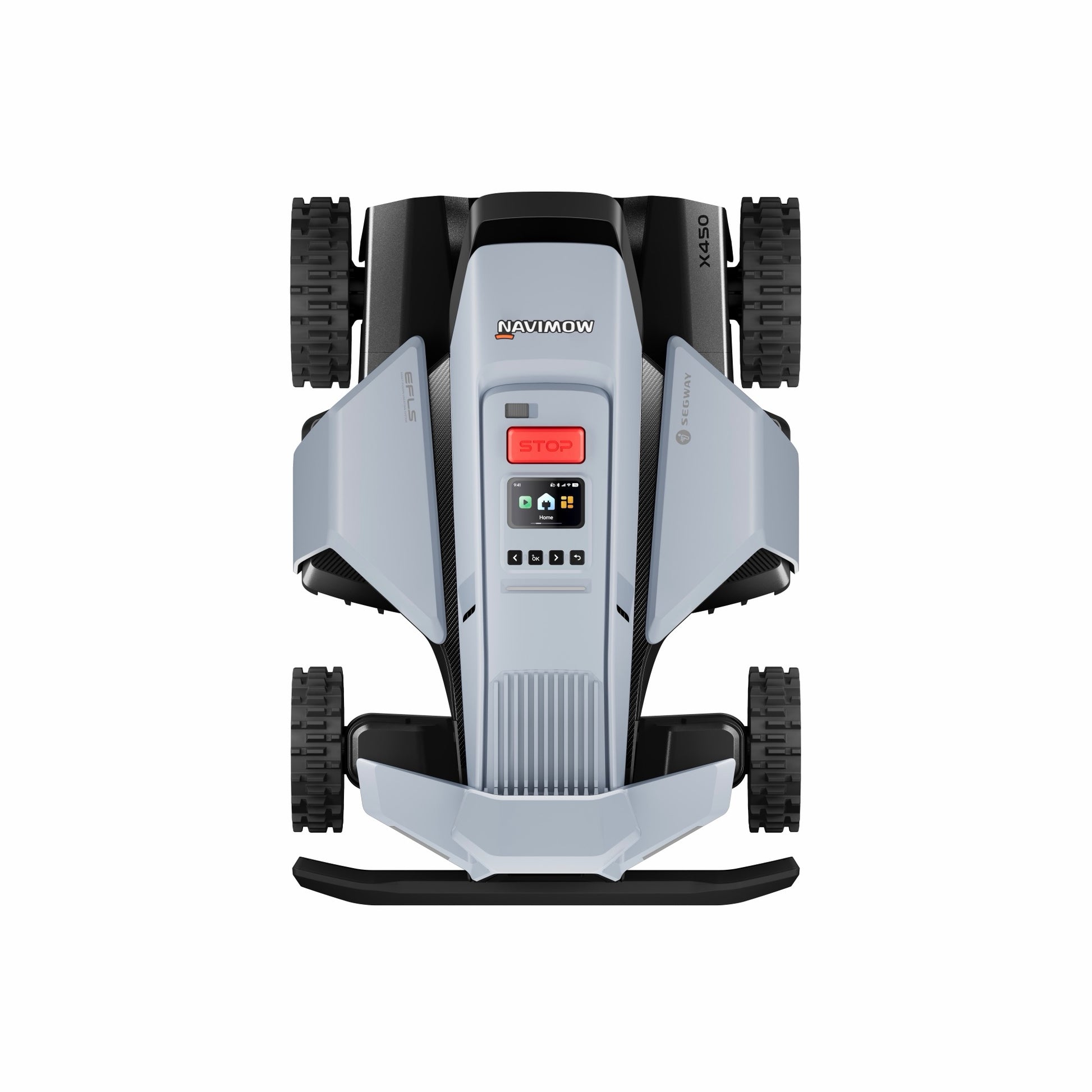 Segway Navimow X450E robotgressklipper sett ovenfra